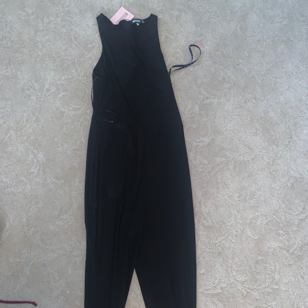Skinny drop armhole unitard